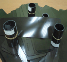 exposed ndt xray film